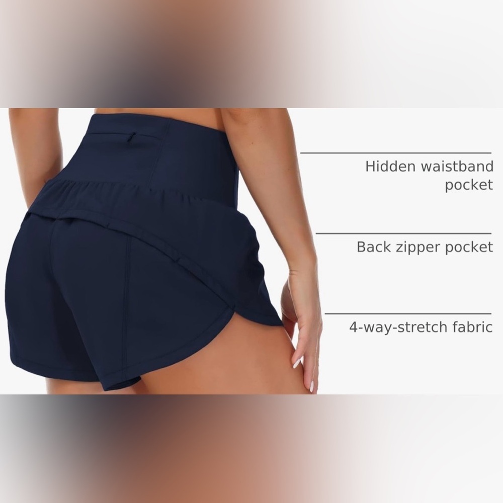 🎸The Gym People🎸🔥NWT🔥Runnimg Shorts in Blue—M